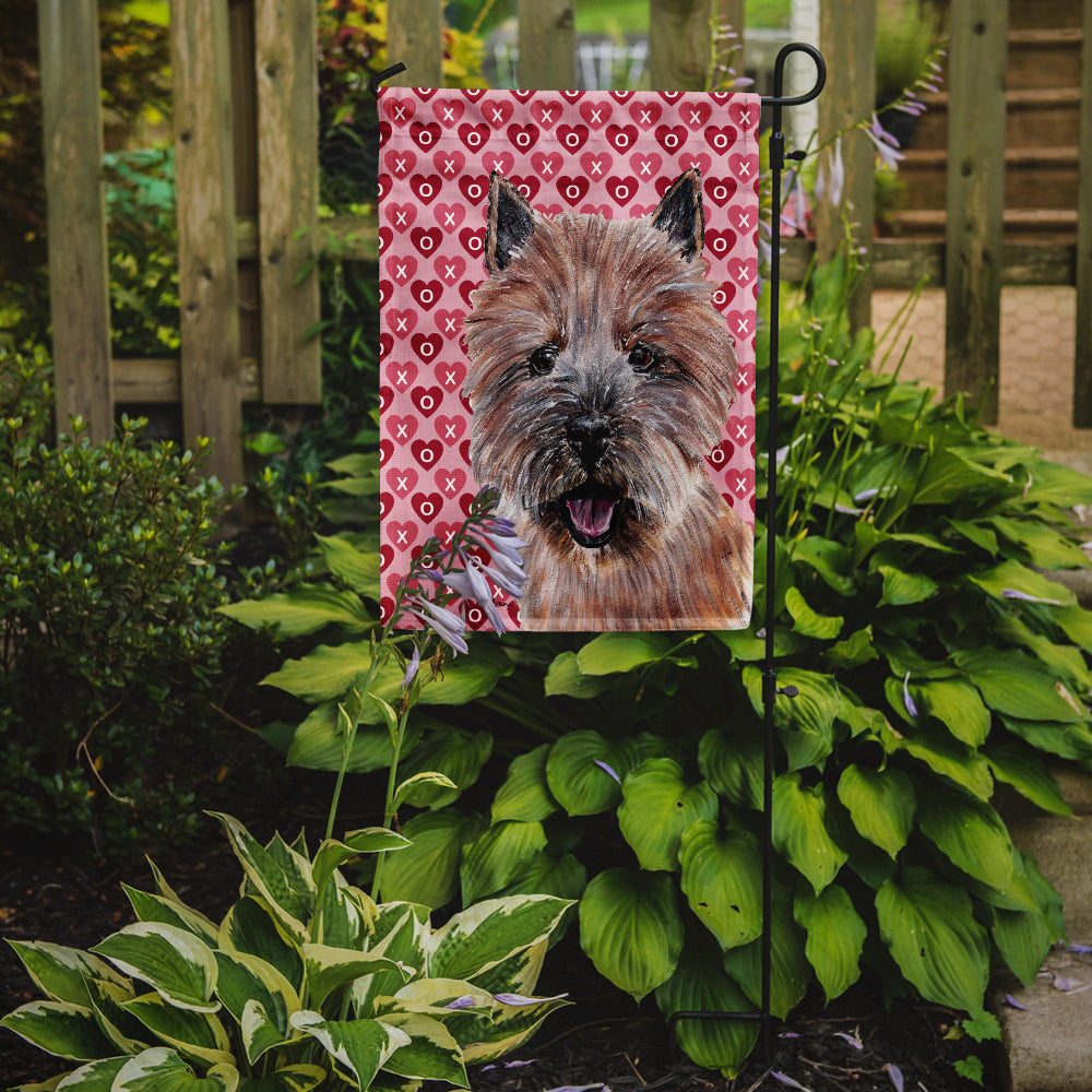 Norwich Terrier Hearts and Love Garden Flag Mailbox Decorative Yard Banner Outside Patio Artwork for Flower Beds, Garden Size, Multicolor