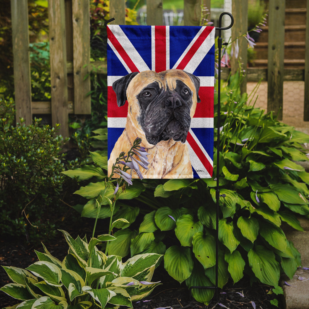 Mastiff with English Union Jack British Flag Garden Flag Mailbox Decorative Yard Banner Outside Patio Artwork for Flower Beds, Garden Size, Multicolor