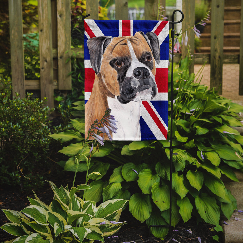 Boxer with English Union Jack British Flag Garden Flag Mailbox Decorative Yard Banner Outside Patio Artwork for Flower Beds, Garden Size, Multicolor