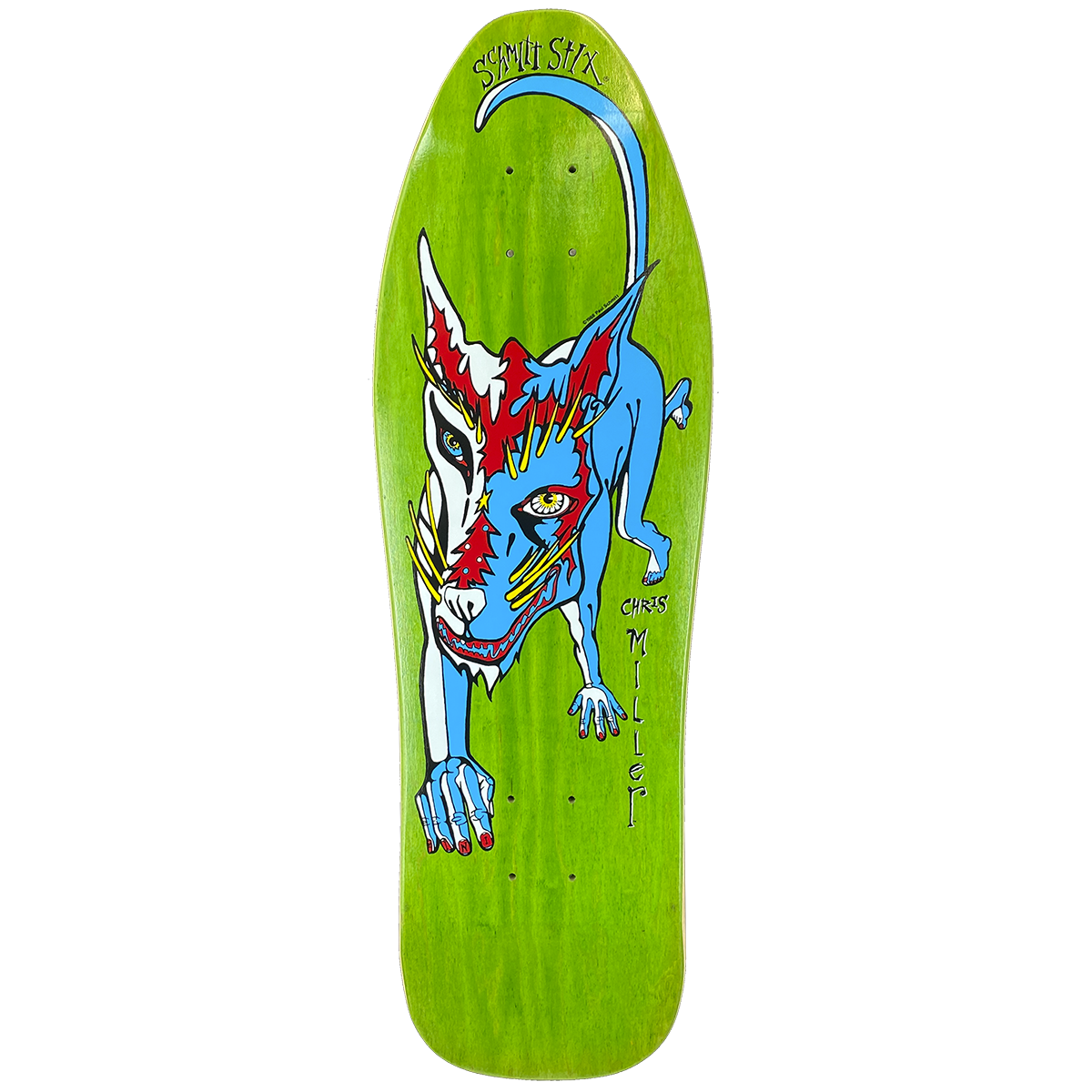 Schmitt Stix Chris Miller Dog Mini 9.125" Skateboard Deck