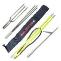 Spearfishing 5' Fiber Glass Travel 2piece Hawaiian Sling Pole Spear 3 Tips Set