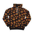 Santa Cruz Oval Dot Repeat Pullover Hooded Mens Sweatshirt - Black