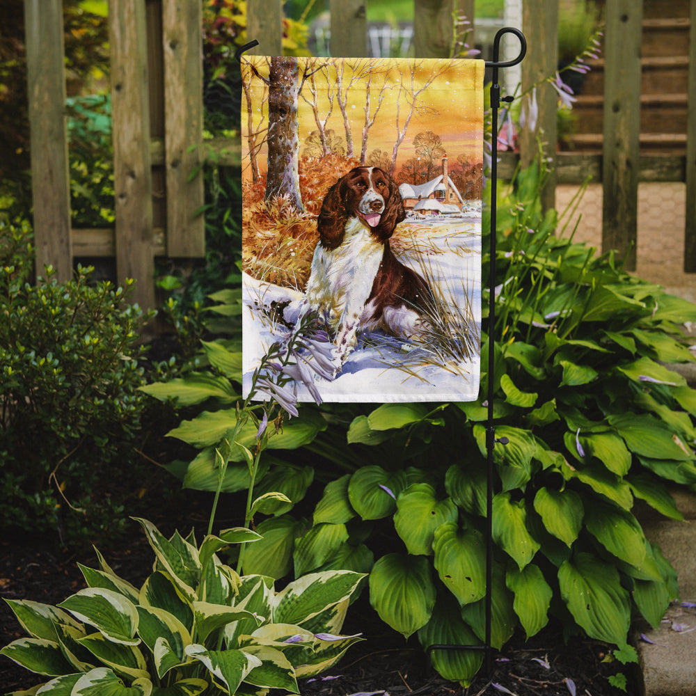 Springer Spaniel by Don Squires Garden Flag Mailbox Decorative Yard Banner Outside Patio Artwork for Flower Beds, Garden Size, Multicolor