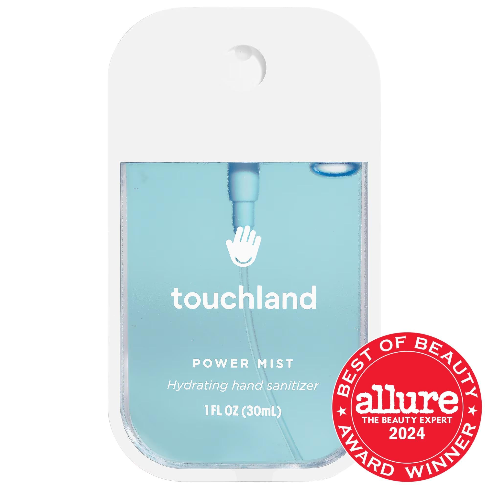 Power Mist Hydrating Hand Sanitizer Spray - Aloe Vera, Vegan, Gluten-Free, Non-Greasy Hand Sanitizer