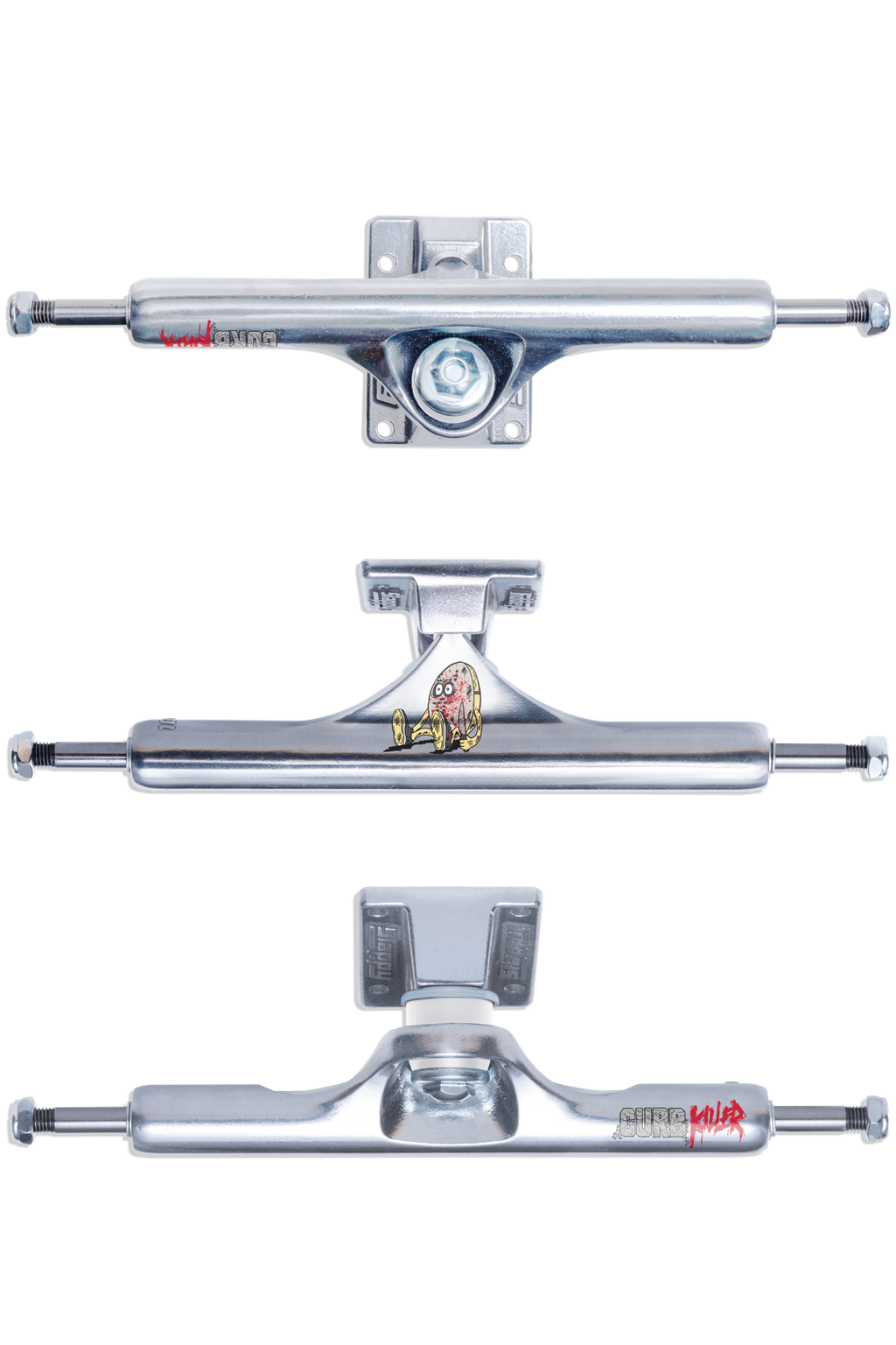 SLAPPY ST1 Inverted Curb Killer 10" Skateboard Trucks