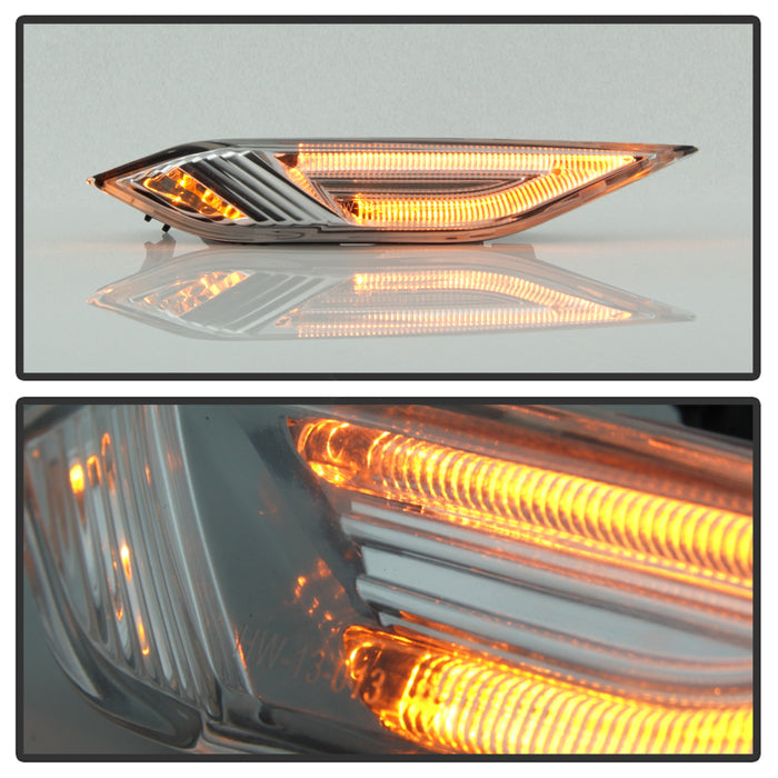 SPYDER xTune 11-14 Porsche Cayenne 958 Side Marker Lights - Chrome (SML-ON-PCAY11-LED-C) 9038716