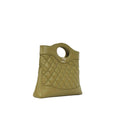 Chanel  Shiny Crumpled Calfskin Quilted Mini 31 Shopping Bag