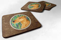 Irish Terrier Foam Coasters Set of 4 Cup Coasters for Indoor Outdoor, Tabletop Protection, Anti Slip, Mouse pad Material