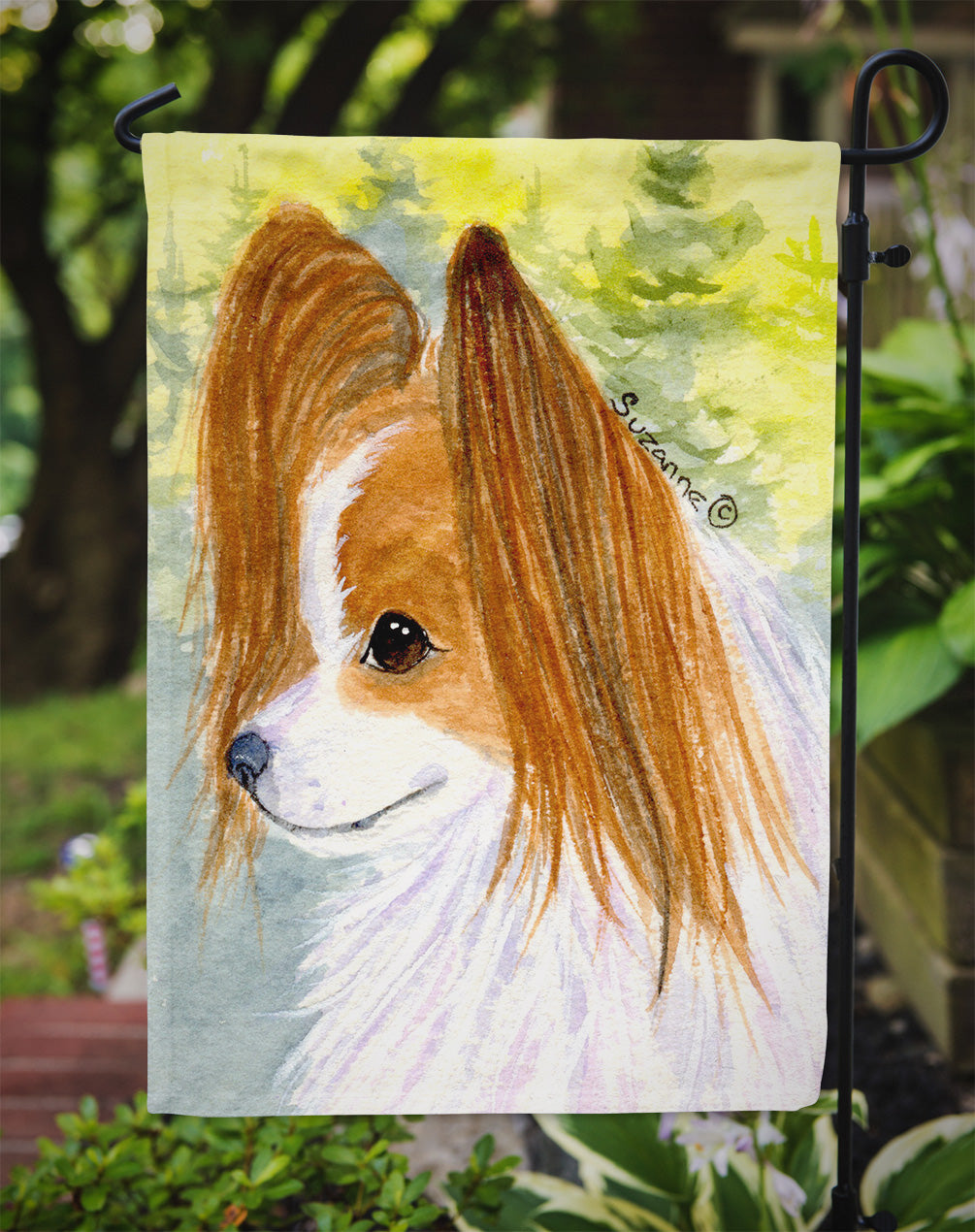 Papillon Garden Flag Mailbox Decorative Yard Banner Outside Patio Artwork for Flower Beds, Garden Size, Multicolor