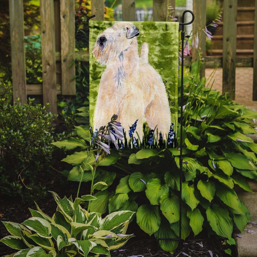 Wheaten Terrier Soft Coated Garden Flag Mailbox Decorative Yard Banner Outside Patio Artwork for Flower Beds, Garden Size, Multicolor