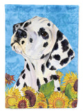 Dalmatian in Summer Flowers Garden Flag Mailbox Decorative Yard Banner Outside Patio Artwork for Flower Beds, Garden Size, Multicolor