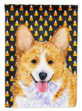 Corgi Candy Corn Halloween Portrait Garden Flag Mailbox Decorative Yard Banner Outside Patio Artwork for Flower Beds, Garden Size, Multicolor