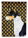 Basenji Candy Corn Halloween Portrait Garden Flag Mailbox Decorative Yard Banner Outside Patio Artwork for Flower Beds, Garden Size, Multicolor