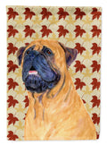 Mastiff Fall Leaves Portrait Garden Flag Mailbox Decorative Yard Banner Outside Patio Artwork for Flower Beds, Garden Size, Multicolor