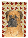 Bullmastiff Fall Leaves Portrait Garden Flag Mailbox Decorative Yard Banner Outside Patio Artwork for Flower Beds, Garden Size, Multicolor