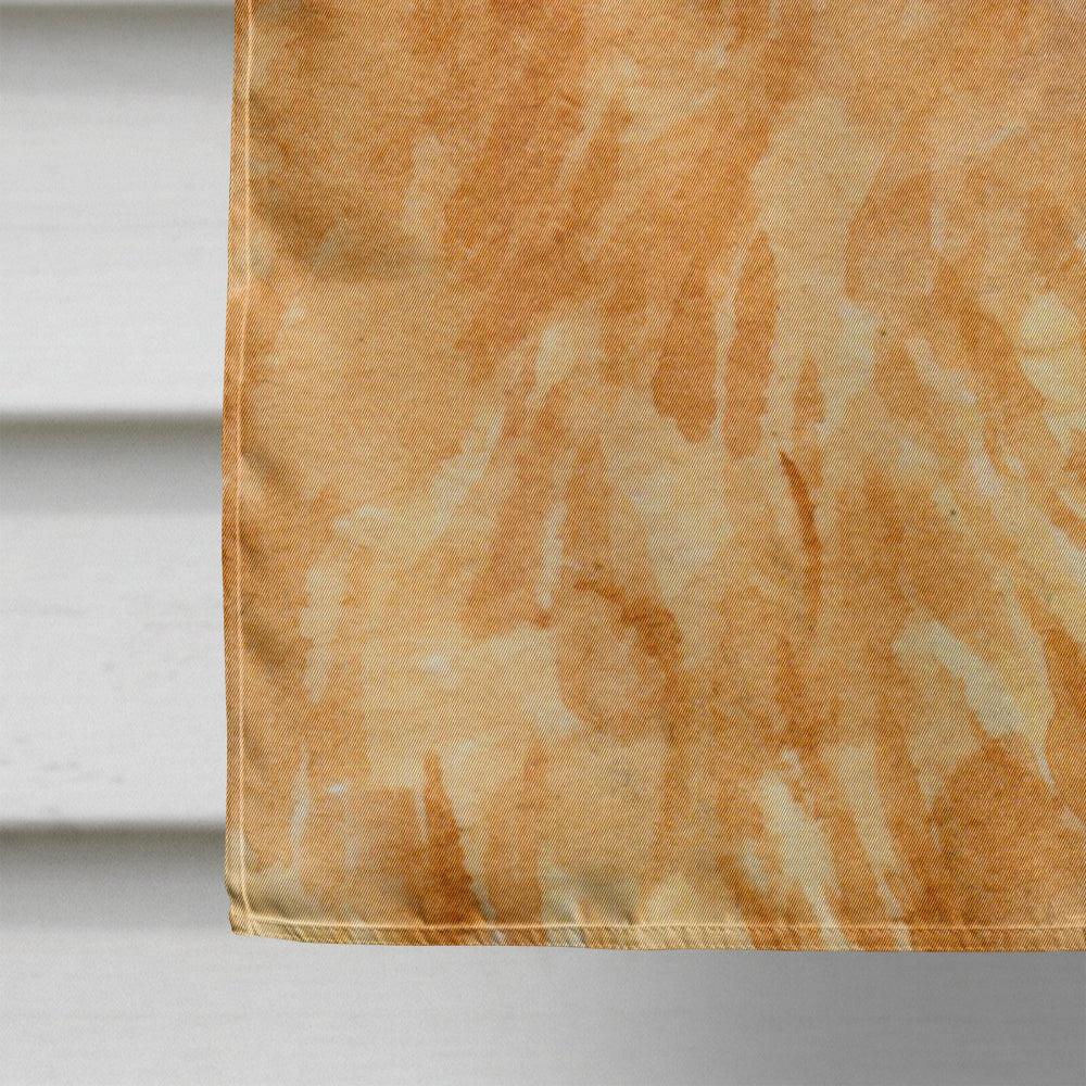Golden Retriever Fall Leaves Portrait House Flag 28x40 Porch Sleeve Pole Decorative Outside Yard Banner Artwork Wall Hanging, Polyester