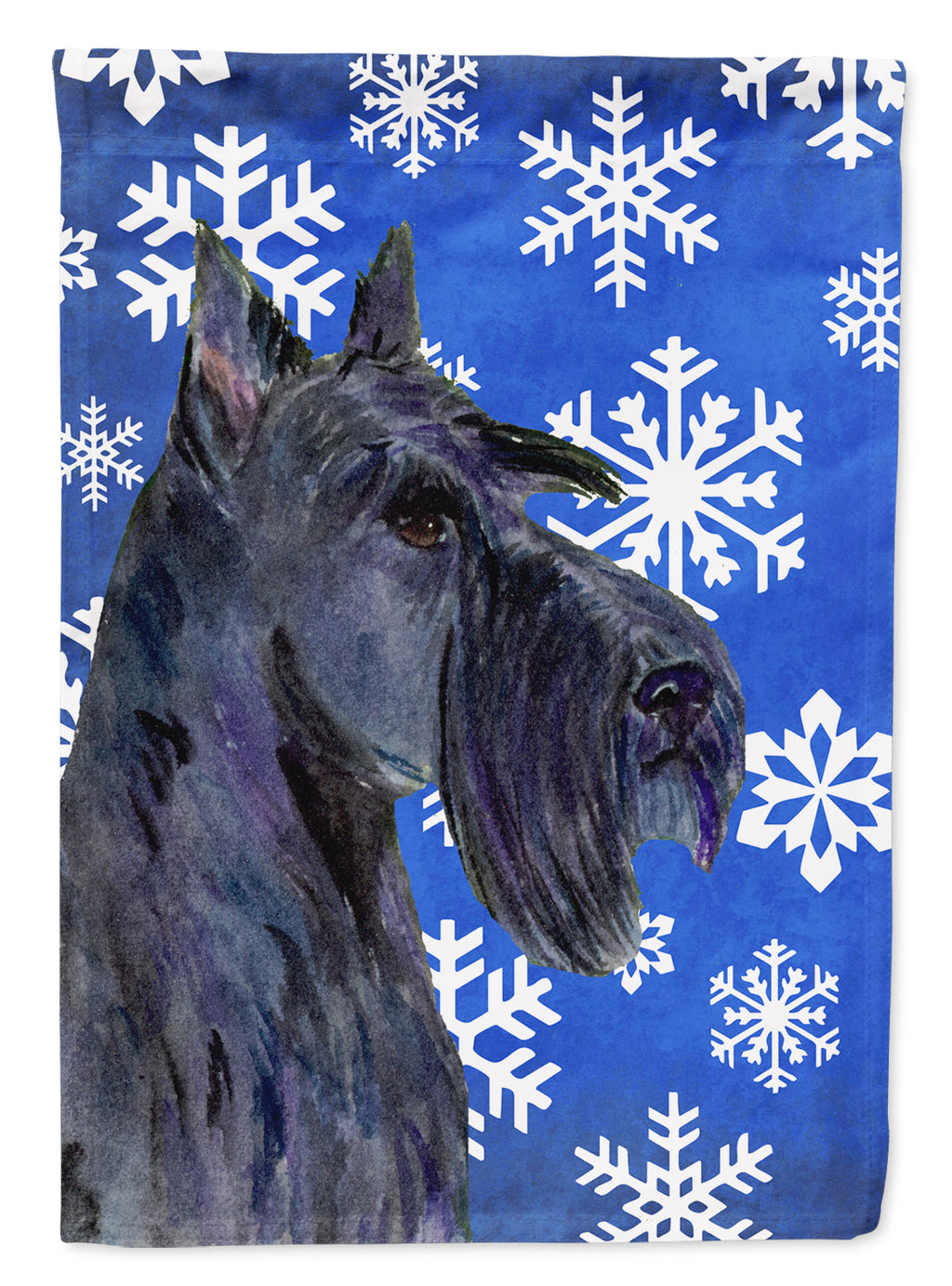 Scottish Terrier Winter Snowflakes Holiday Garden Flag Mailbox Decorative Yard Banner Outside Patio Artwork for Flower Beds, Garden Size, Multicolor