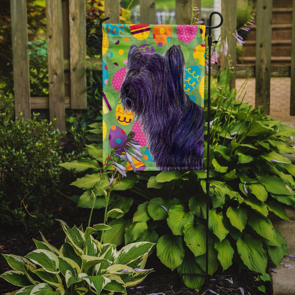 Skye Terrier Easter Eggtravaganza Garden Flag Mailbox Decorative Yard Banner Outside Patio Artwork for Flower Beds, Garden Size, Multicolor