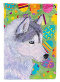 Siberian Husky Easter Eggtravaganza Garden Flag Mailbox Decorative Yard Banner Outside Patio Artwork for Flower Beds, Garden Size, Multicolor