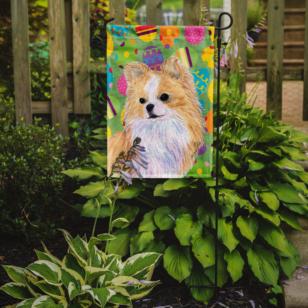 Chihuahua Easter Eggtravaganza Garden Flag Mailbox Decorative Yard Banner Outside Patio Artwork for Flower Beds, Garden Size, Multicolor