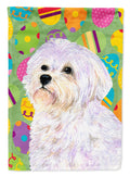 Maltese Easter Eggtravaganza Garden Flag Mailbox Decorative Yard Banner Outside Patio Artwork for Flower Beds, Garden Size, Multicolor