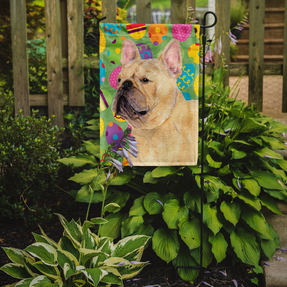 French Bulldog Easter Eggtravaganza Garden Flag Mailbox Decorative Yard Banner Outside Patio Artwork for Flower Beds, Garden Size, Multicolor