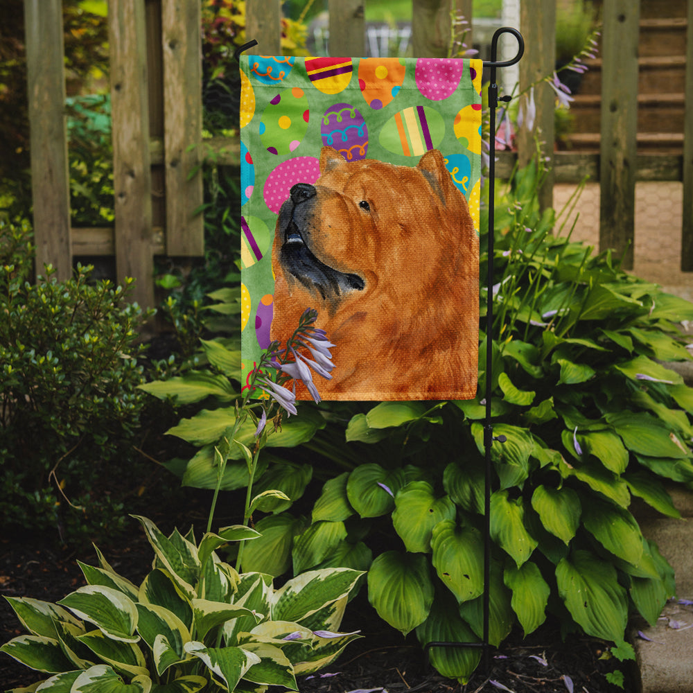 Chow Chow Easter Eggtravaganza Garden Flag Mailbox Decorative Yard Banner Outside Patio Artwork for Flower Beds, Garden Size, Multicolor