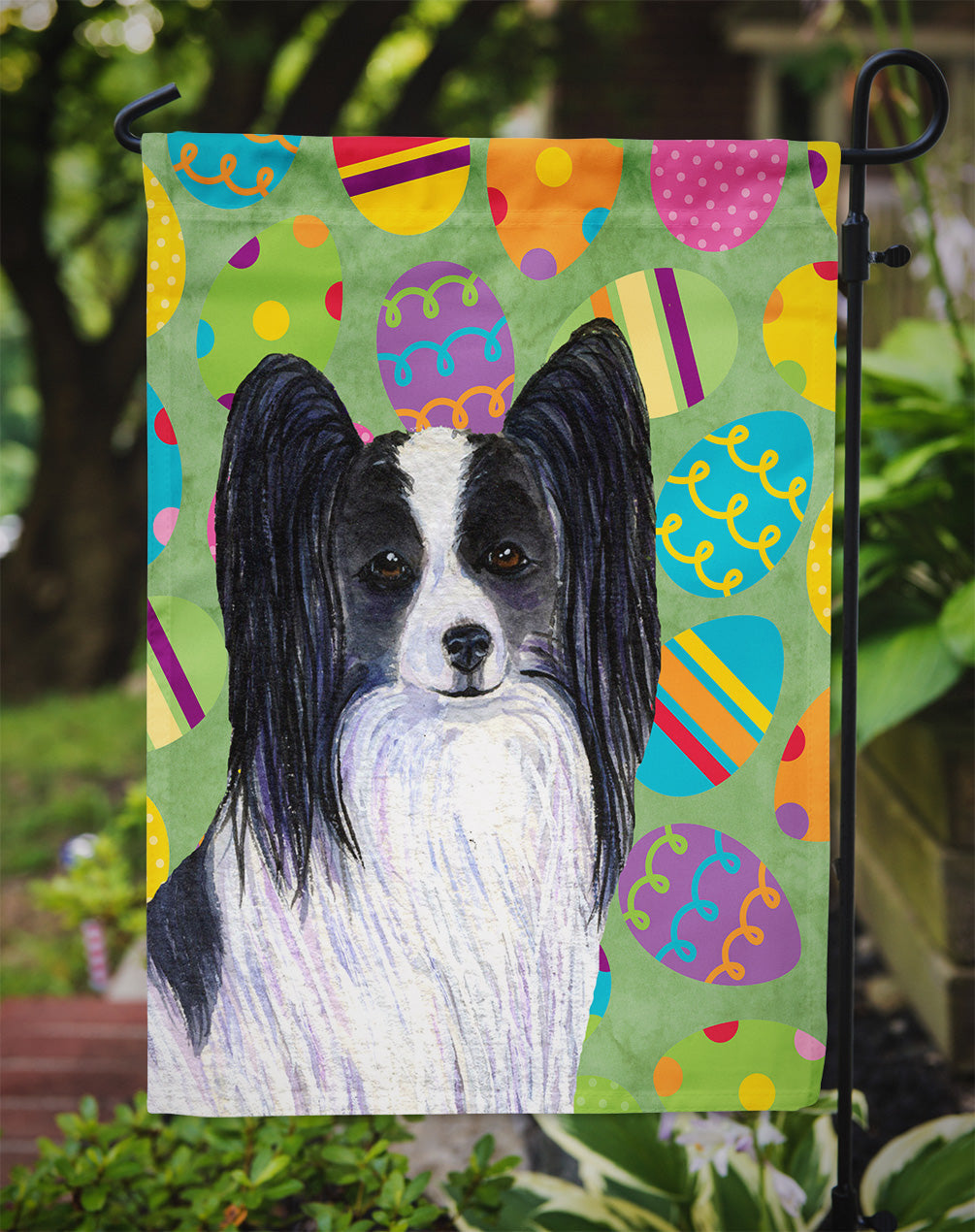 Papillon Easter Eggtravaganza Garden Flag Mailbox Decorative Yard Banner Outside Patio Artwork for Flower Beds, Garden Size, Multicolor