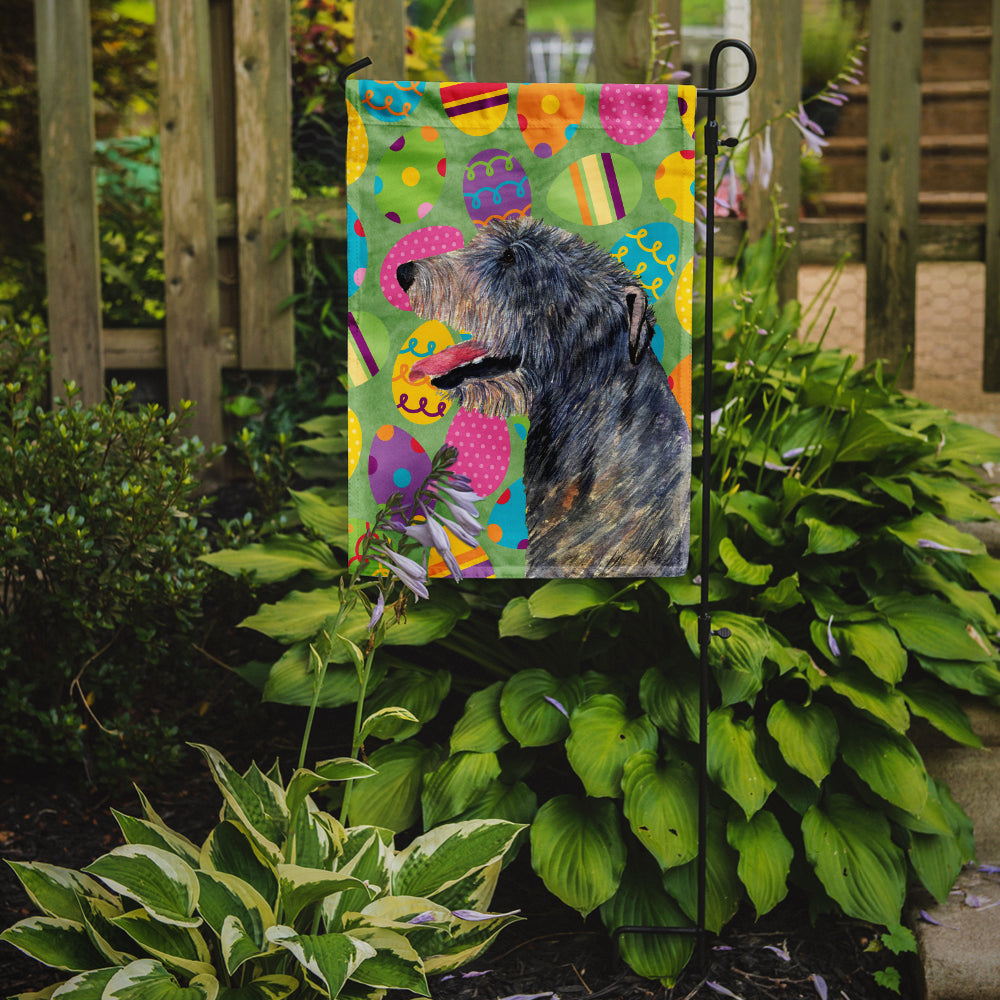 Irish Wolfhound Easter Eggtravaganza Garden Flag Mailbox Decorative Yard Banner Outside Patio Artwork for Flower Beds, Garden Size, Multicolor