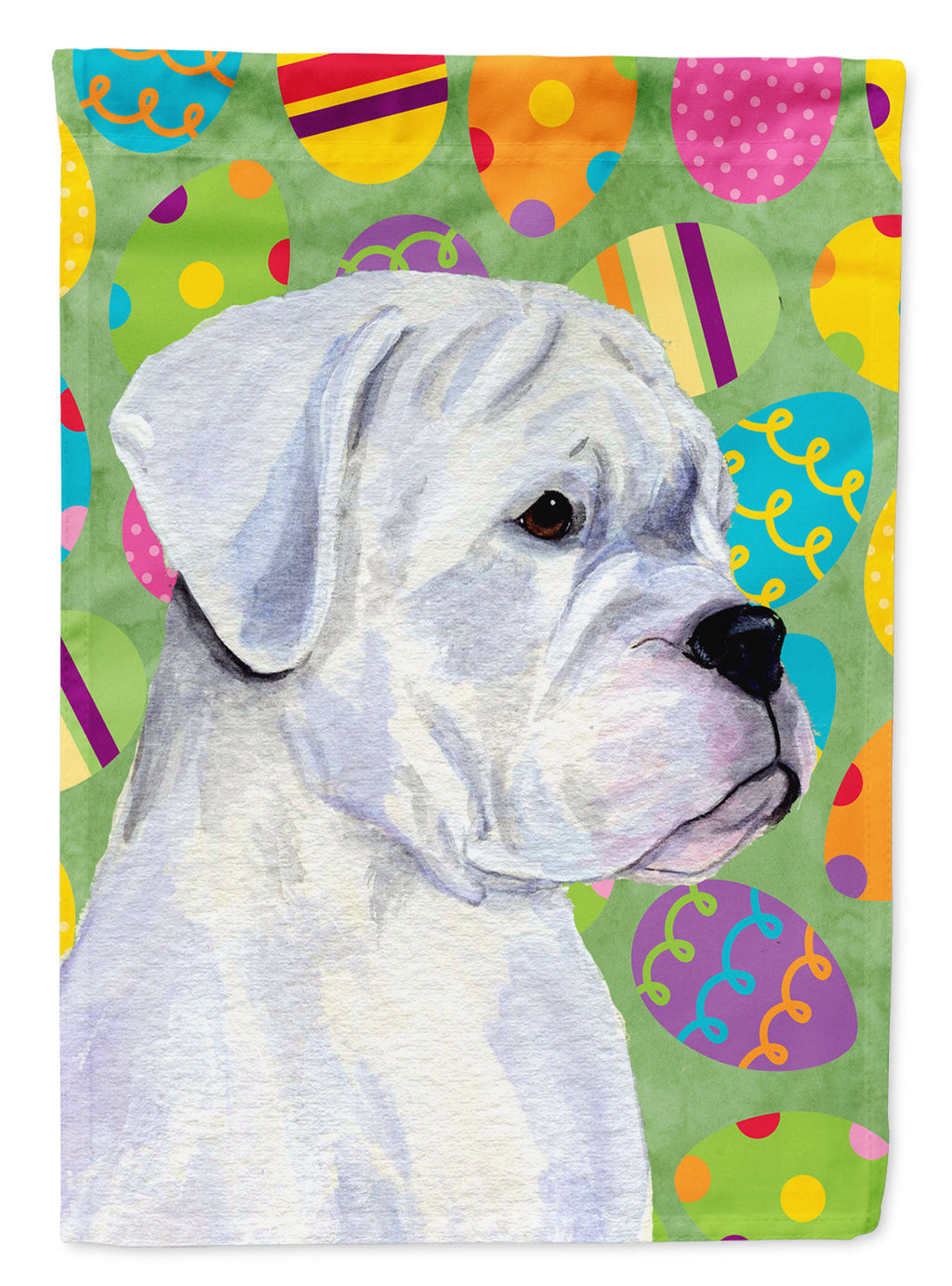 Boxer Easter Eggtravaganza Garden Flag Mailbox Decorative Yard Banner Outside Patio Artwork for Flower Beds, Garden Size, Multicolor