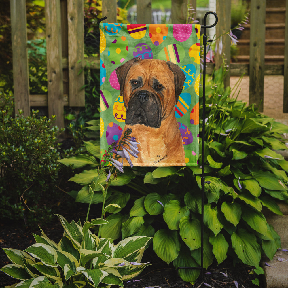 Bullmastiff Easter Eggtravaganza Garden Flag Mailbox Decorative Yard Banner Outside Patio Artwork for Flower Beds, Garden Size, Multicolor