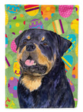 Rottweiler Easter Eggtravaganza Garden Flag Mailbox Decorative Yard Banner Outside Patio Artwork for Flower Beds, Garden Size, Multicolor