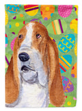Basset Hound Easter Eggtravaganza Garden Flag Mailbox Decorative Yard Banner Outside Patio Artwork for Flower Beds, Garden Size, Multicolor