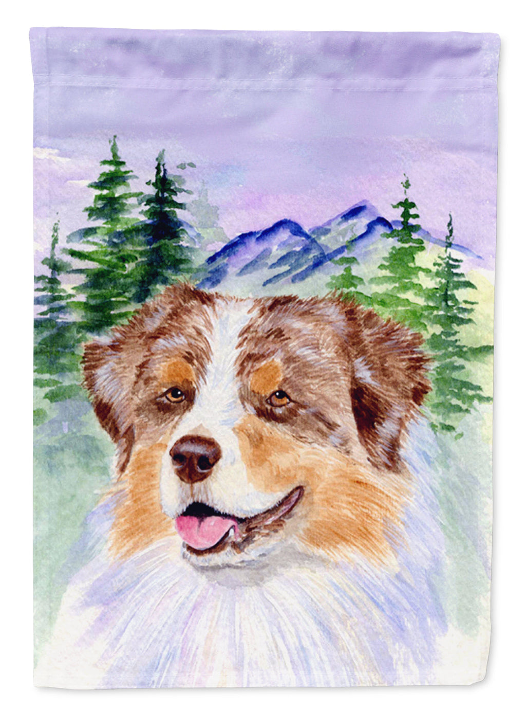 Australian Shepherd Garden Flag Mailbox Decorative Yard Banner Outside Patio Artwork for Flower Beds, Garden Size, Multicolor