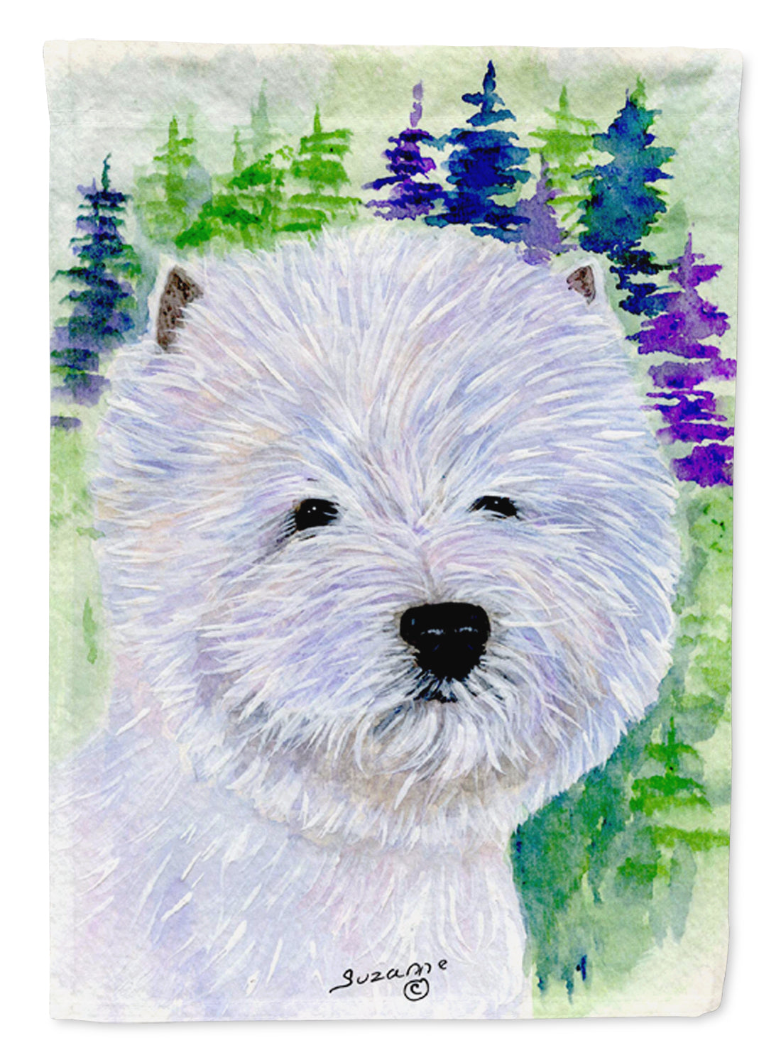 Westie Garden Flag Mailbox Decorative Yard Banner Outside Patio Artwork for Flower Beds, Garden Size, Multicolor