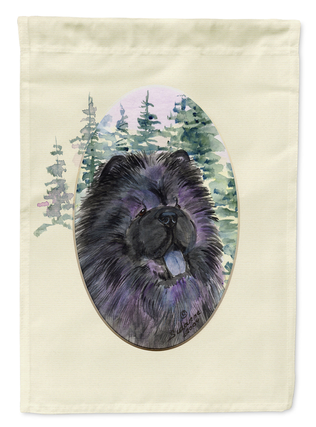 Chow Chow Garden Flag Mailbox Decorative Yard Banner Outside Patio Artwork for Flower Beds, Garden Size, Multicolor