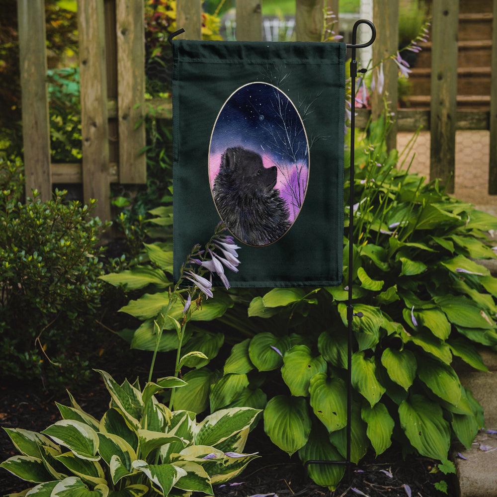 Pomeranian Garden Flag Mailbox Decorative Yard Banner Outside Patio Artwork for Flower Beds, Garden Size, Multicolor