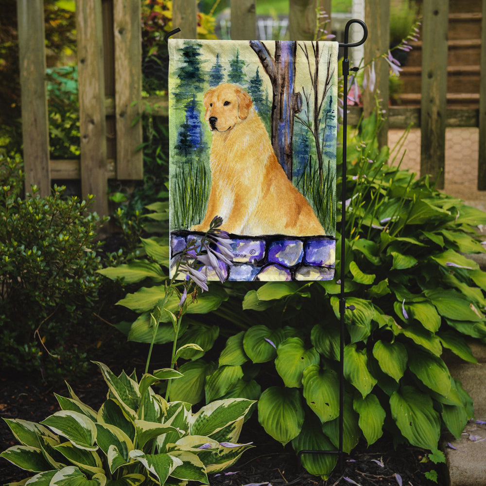 Golden Retriever Garden Flag Mailbox Decorative Yard Banner Outside Patio Artwork for Flower Beds, Garden Size, Multicolor