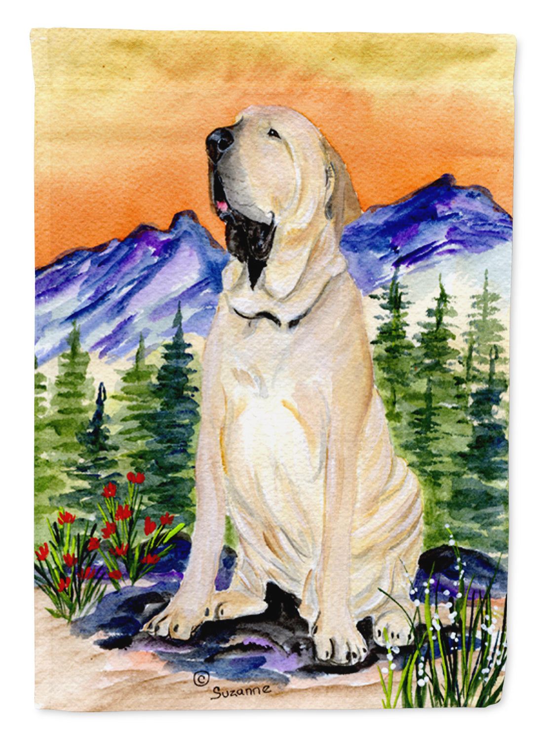 Brazilian Mastiff / Fila Brasileiro Garden Flag Mailbox Decorative Yard Banner Outside Patio Artwork for Flower Beds, Garden Size, Multicolor