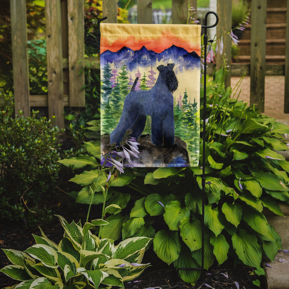 Kerry Blue Terrier Garden Flag Mailbox Decorative Yard Banner Outside Patio Artwork for Flower Beds, Garden Size, Multicolor