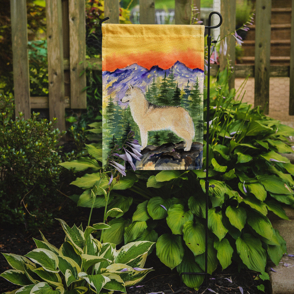 Siberian Husky Garden Flag Mailbox Decorative Yard Banner Outside Patio Artwork for Flower Beds, Garden Size, Multicolor