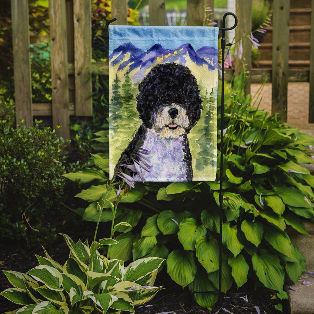 Portuguese Water Dog Garden Flag Mailbox Decorative Yard Banner Outside Patio Artwork for Flower Beds, Garden Size, Multicolor