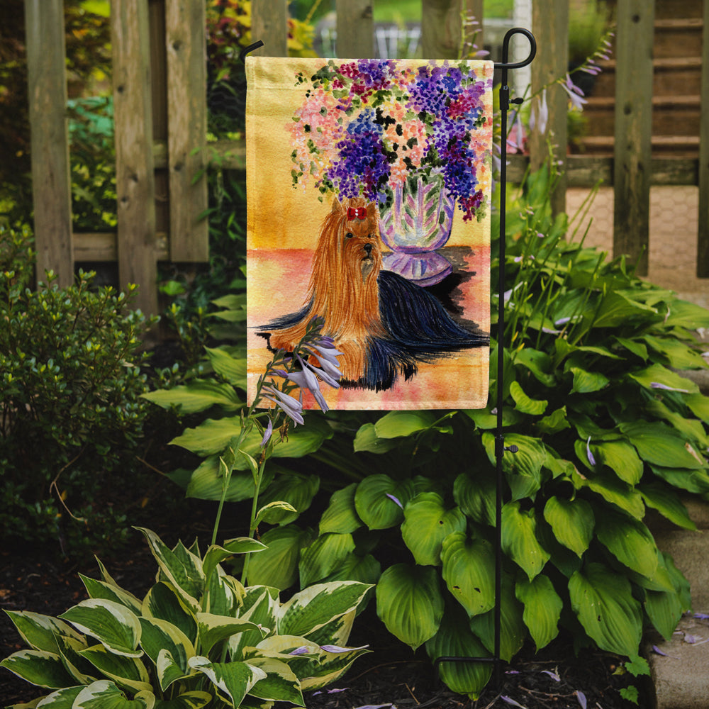 Yorkie Garden Flag Mailbox Decorative Yard Banner Outside Patio Artwork for Flower Beds, Garden Size, Multicolor