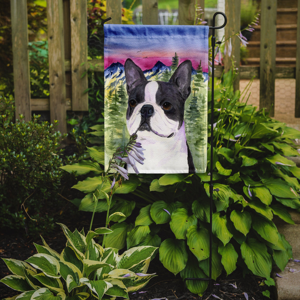 Boston Terrier Garden Flag Mailbox Decorative Yard Banner Outside Patio Artwork for Flower Beds, Garden Size, Multicolor