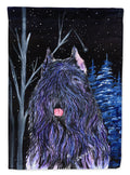 Starry Night Bouvier des Flandres Garden Flag Mailbox Decorative Yard Banner Outside Patio Artwork for Flower Beds, Garden Size, Multicolor