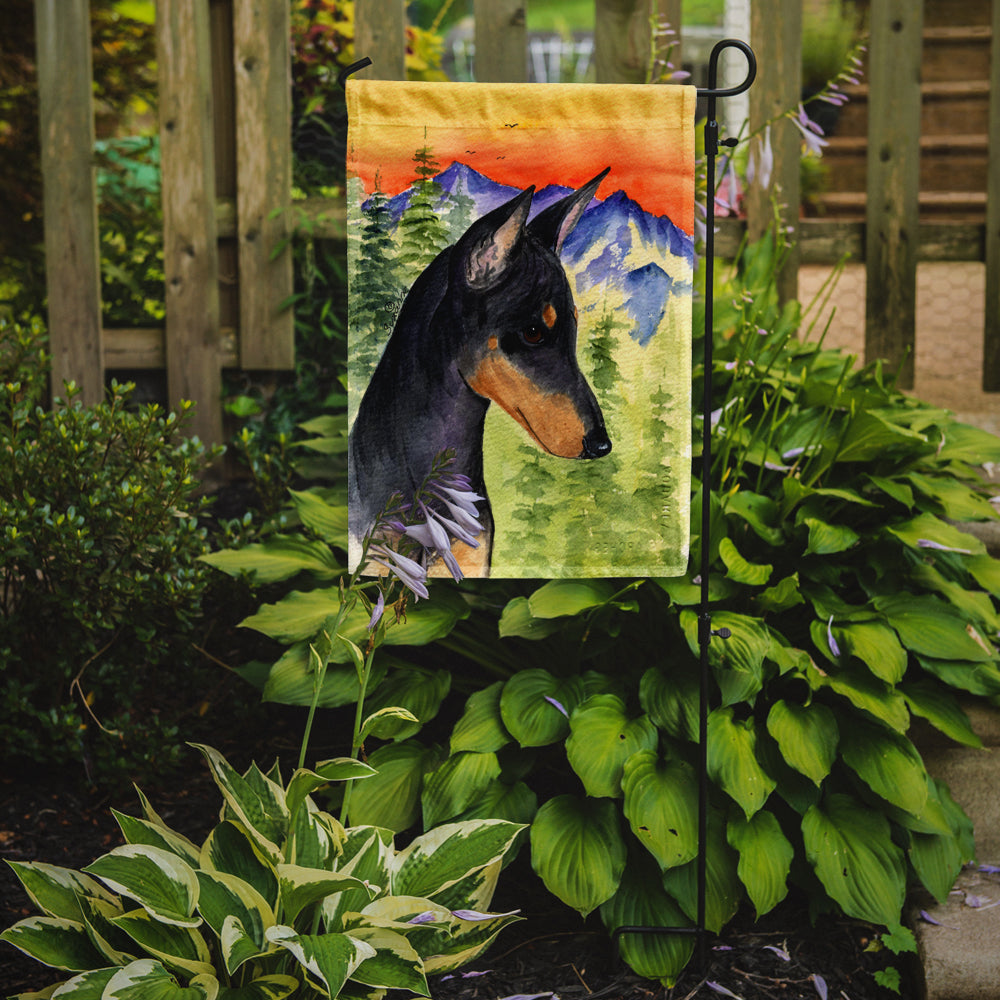 Manchester Terrier Garden Flag Mailbox Decorative Yard Banner Outside Patio Artwork for Flower Beds, Garden Size, Multicolor