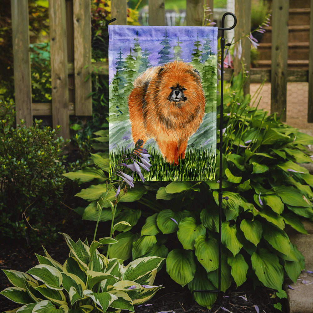 Pomeranian Garden Flag Mailbox Decorative Yard Banner Outside Patio Artwork for Flower Beds, Garden Size, Multicolor