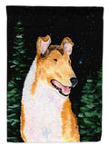 Starry Night Collie Smooth Garden Flag Mailbox Decorative Yard Banner Outside Patio Artwork for Flower Beds, Garden Size, Multicolor
