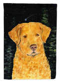 Starry Night Chesapeake Bay Retriever Garden Flag Mailbox Decorative Yard Banner Outside Patio Artwork for Flower Beds, Garden Size, Multicolor