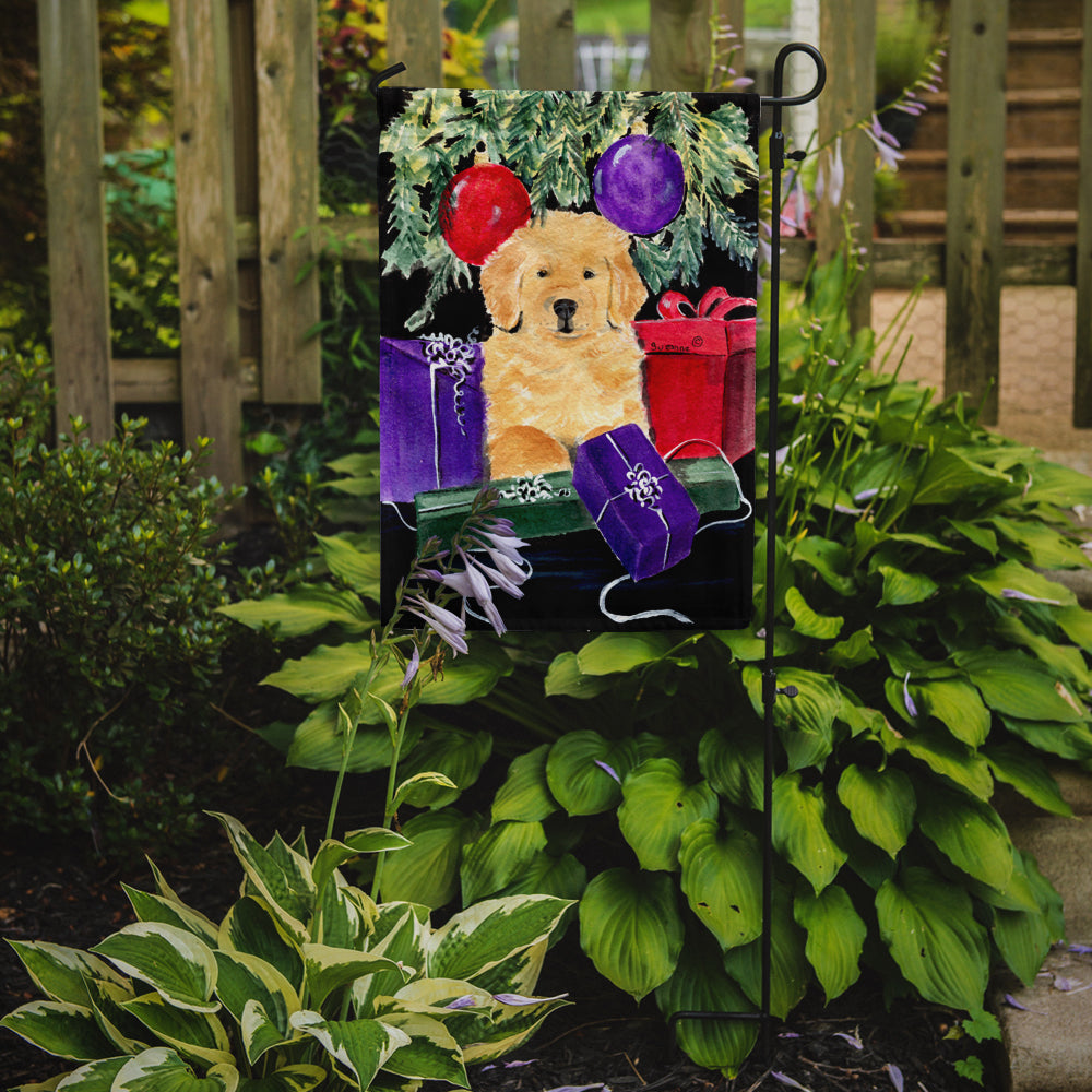 Golden Retriever Garden Flag Mailbox Decorative Yard Banner Outside Patio Artwork for Flower Beds, Garden Size, Multicolor